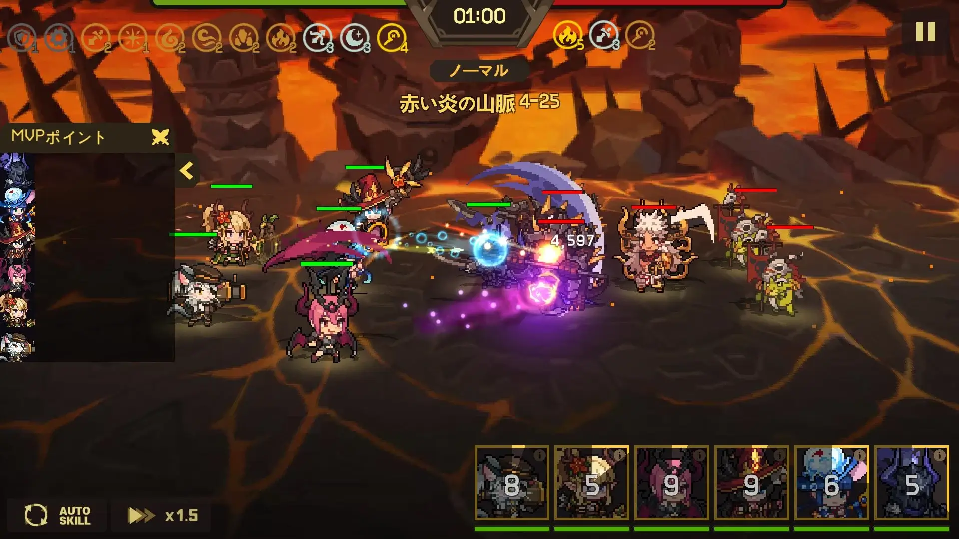 無名騎士団のドットアクション